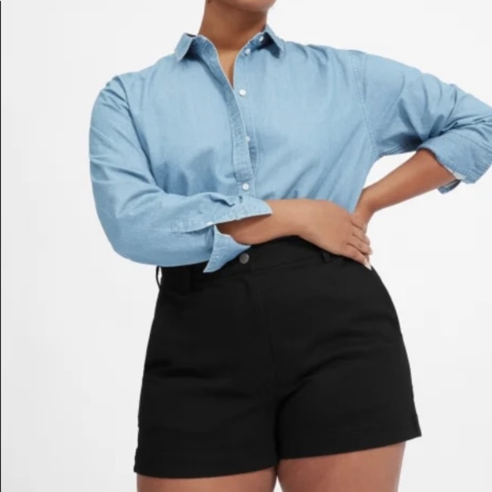 Everlane Cotton Twill Short Size 6
